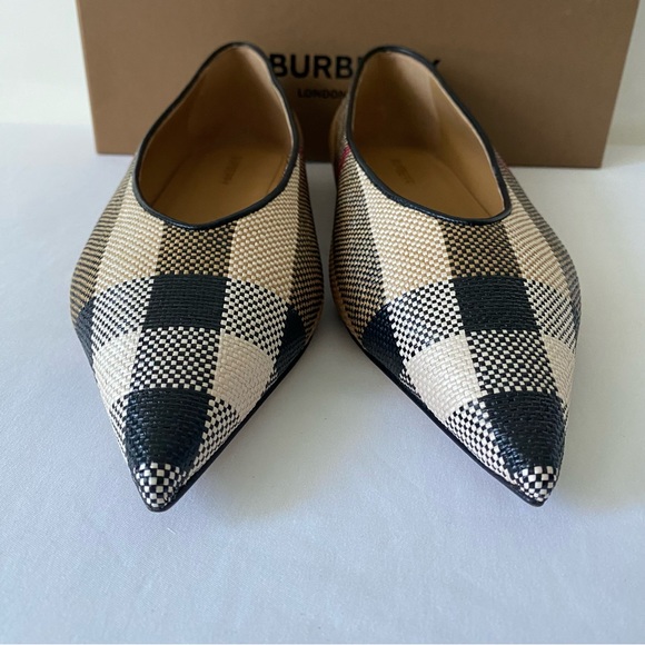 NWT 100% Authentic Burberry Madelina Ballet Flats - Picture 12 of 13